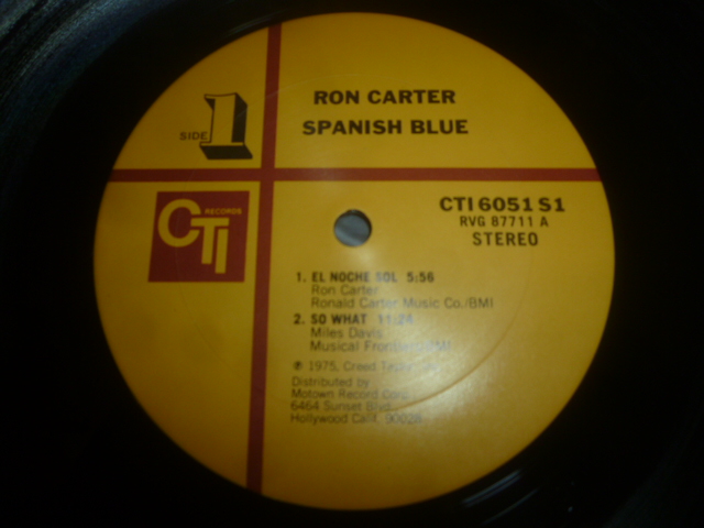 画像: RON CARTER/SPANISH BLUE