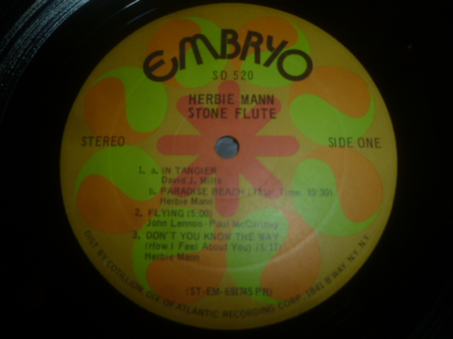 画像: HERBIE MANN/STONE FLUTE