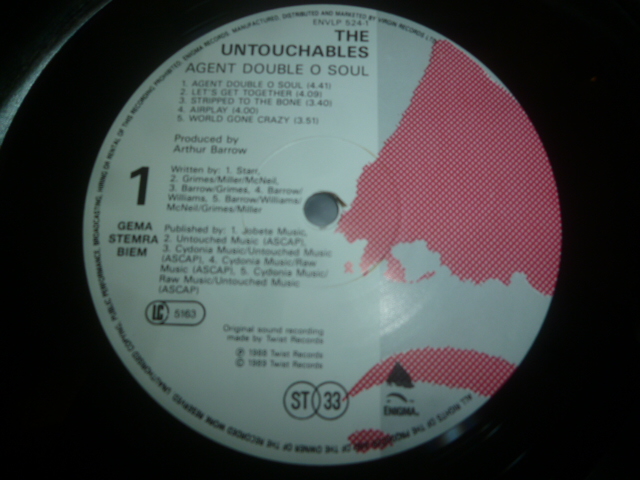 画像: UNTOUCHABLES/AGENT DOUBLE O SOUL