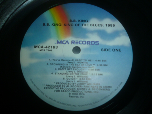 画像: B.B. KING/KING OF THE BLUES; 1989
