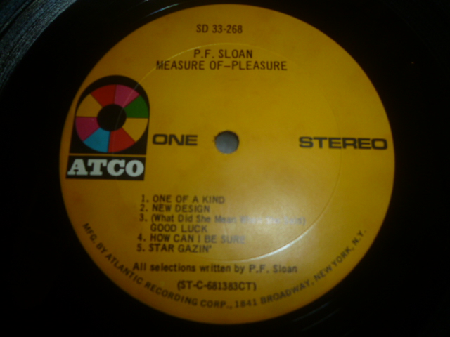 画像: P.F. SLOAN/MEASURE OF-PLEASURE