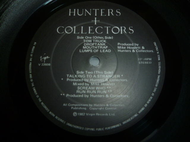 画像: HUNTERS & COLLECTORS/SAME