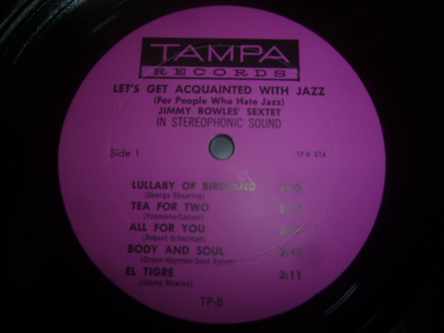 画像: JIMMY ROWLES' SEXTET/LET'S GET ACQUAINTED WITH JAZZ