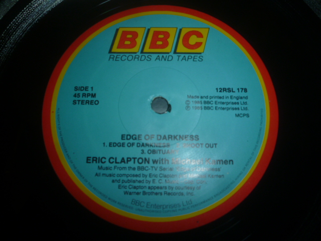 画像: ERIC CLAPTON/EDGE OF DARKNESS