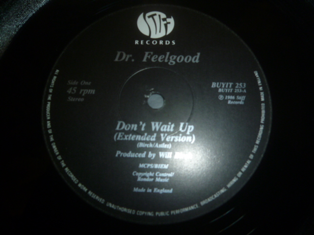 画像: DR. FEELGOOD/DON'T WAIT UP (12")