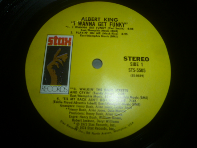 画像: ALBERT KING/I WANNA GET FUNKY