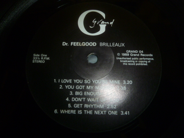 画像: DR. FEELGOOD/BRILLEAUX