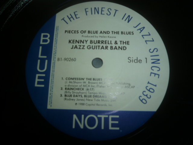 画像: KENNY BURRELL & THE JAZZ GUITAR BAND/PIECES OF BLUE AND THE BLUES