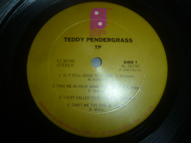 画像: TEDDY PENDERGRASS/TP