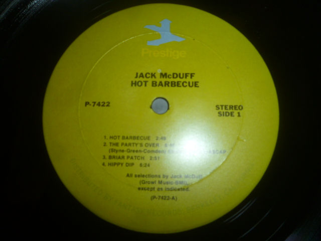 画像: BROTHER JACK McDUFF/HOT BARBEQUE