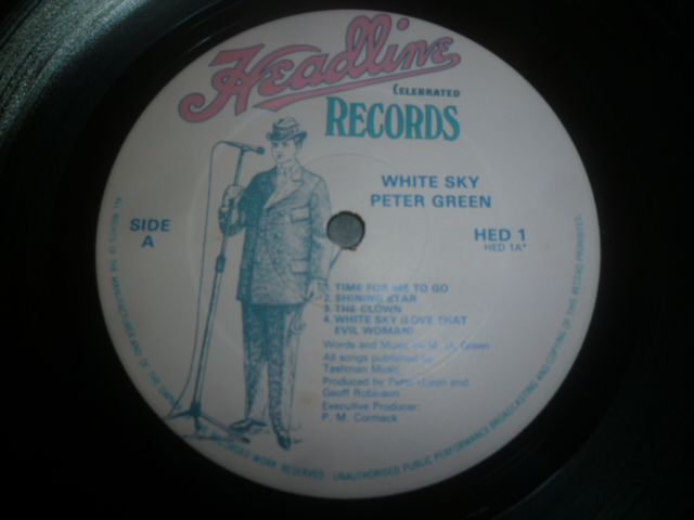 画像: PETER GREEN/WHITE SKY