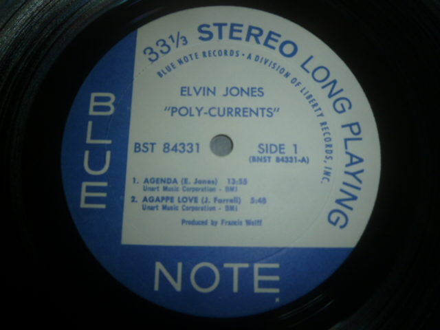 画像: ELVIN JONES/POLY-CURRENTS