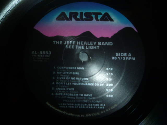 画像: JEFF HEALEY BAND/SEE THE LIGHT