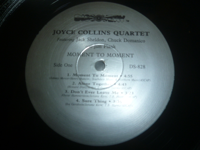 画像: JOYCE COLLINS QUARTET/MOMENT TO MOMENT