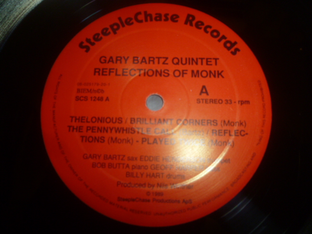 画像: GARY BARTZ QUINTET/REFLECTIONS OF MONK