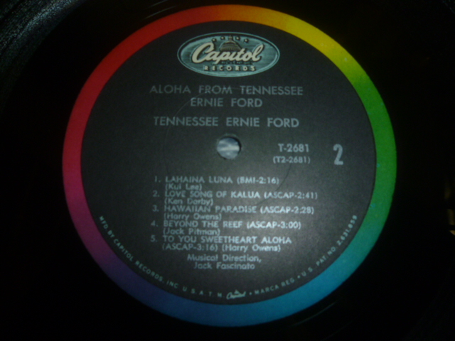 画像: TENNESSEE ERNIE FORD/ALOHA FROM TENNESSEE ERNIE FORD