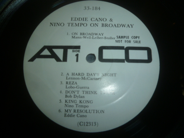 画像: EDDIE CANO & NINO TEMPO/ON BROADWAY