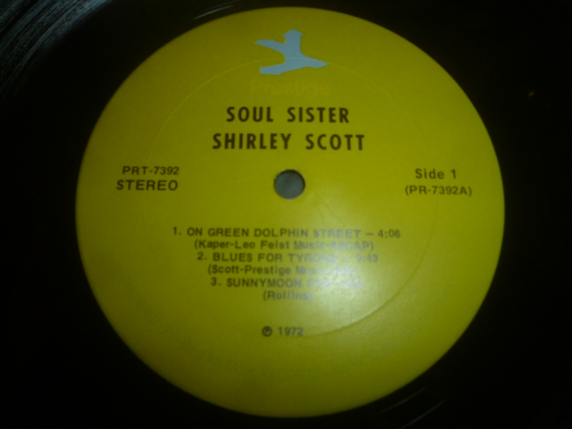 画像: SHIRLEY SCOTT/SOUL SISTER