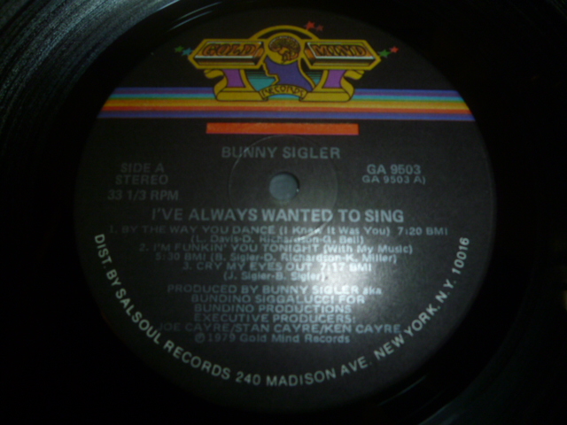 画像: BUNNY SIGLER/I'VE ALWAYS WANTED TO SING