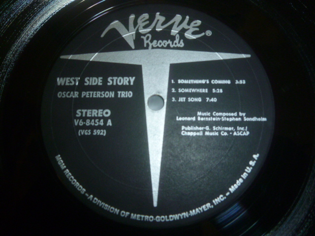 画像: OSCAR PETERSON TRIO/WEST SIDE STORY