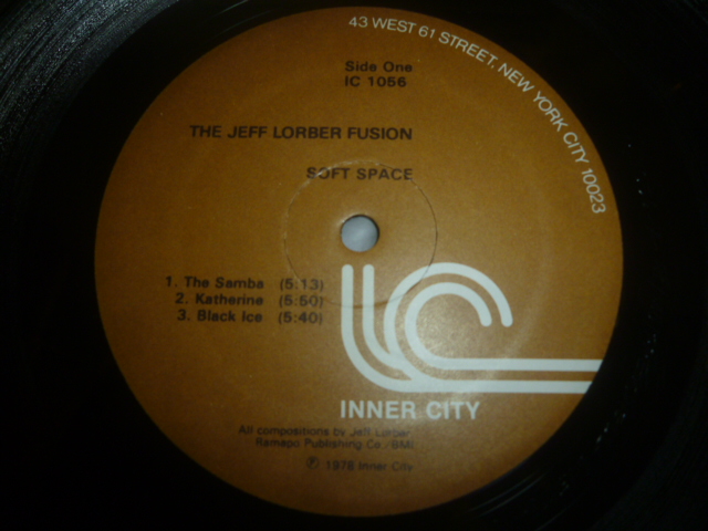 画像: JEFF LORBER FUSION/SOFT SPACE