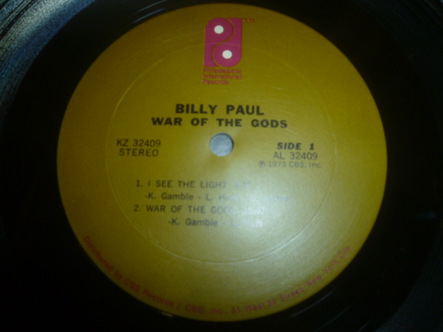 画像: BILLY PAUL/WAR OF THE GODS