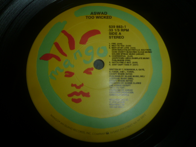 画像: ASWAD/TOO WICKED