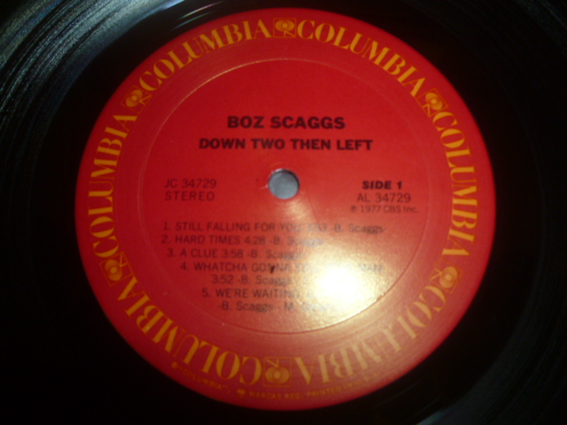 画像: BOZ SCAGGS/DOWN TWO THEN LEFT