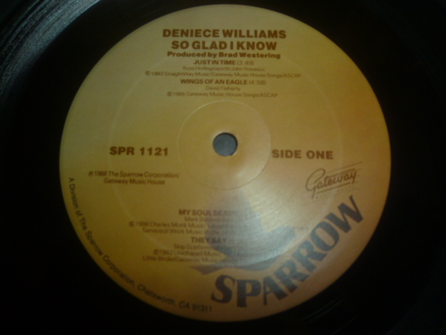 画像: DENIECE WILLIAMS/SO GLAD I KNOW