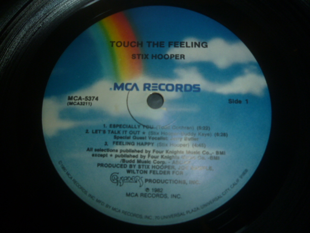 画像: STIX HOOPER/TOUCH THE FEELING