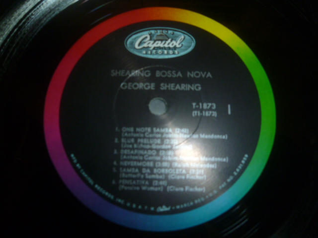 画像: GEORGE SHEARING/SHEARING BOSSA NOVA