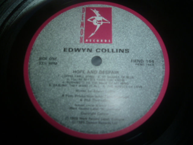 画像: EDWIN COLLINS/HOPE AND DESPAIR