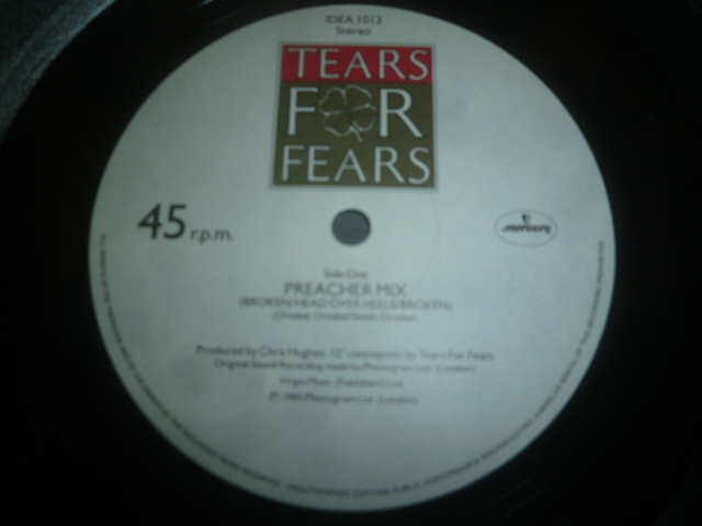 画像: TEARS FOR FEARS/ BROKEN/HEAD OVER HEELS/BROKEN (12")