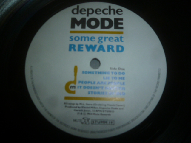 画像: DEPECHE MODE/SOME GREAT REWARD