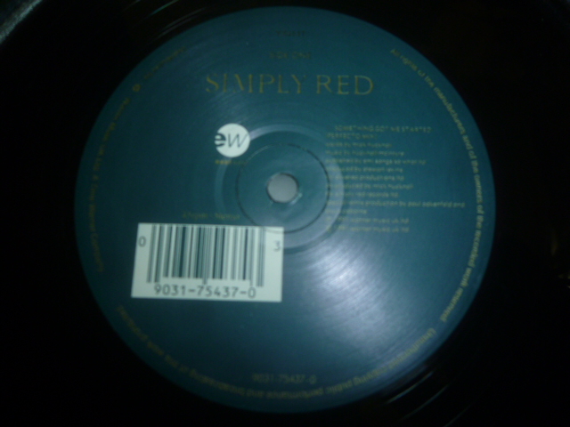 画像: SIMPLY RED/SOMETHING GOT ME STARTED (12")