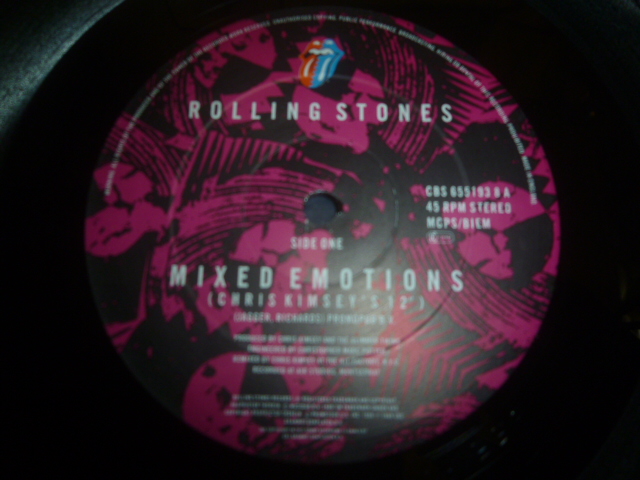 画像: ROLLING STONES/MIXED EMOTIONS (12")