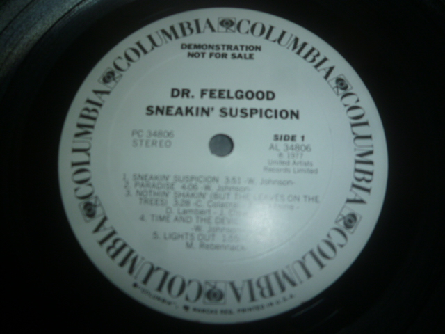 画像: DR. FEELGOOD/SNEAKIN' SUSPICION