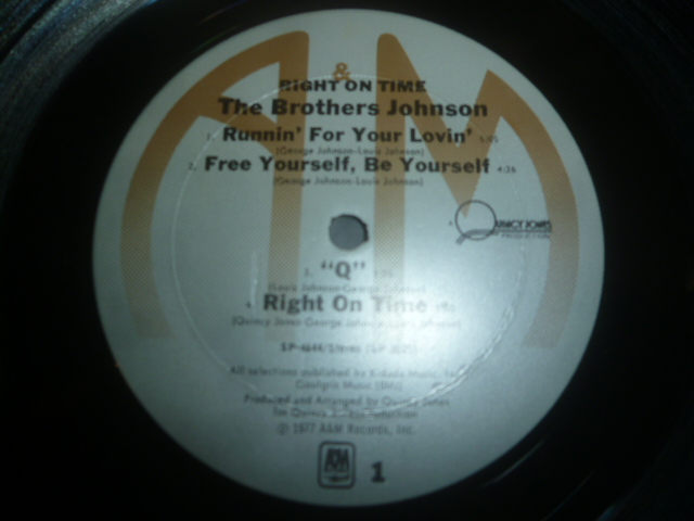 画像: BROTHERS JOHNSON/RIGHT ON TIME