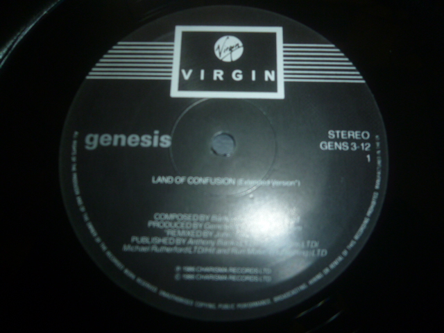 画像: GENESIS/LAND OF CONFUSION (12")