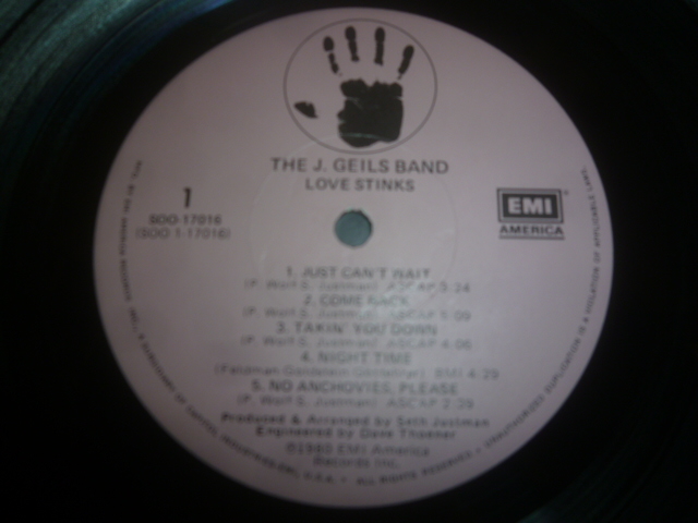 画像: J. GEILS BAND/LOVE STINKS