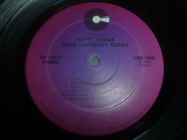 画像: SISTER SLEDGE/LOVE SOMEBODY TODAY