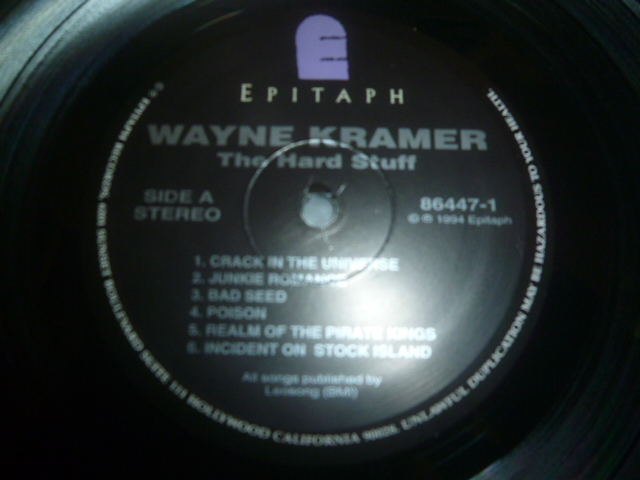 画像: WAYNE KRAMER/THE HARD STUFF