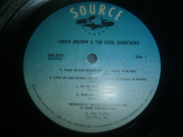 画像: CHUCK BROWN & THE SOUL SEARCHERS/SAME