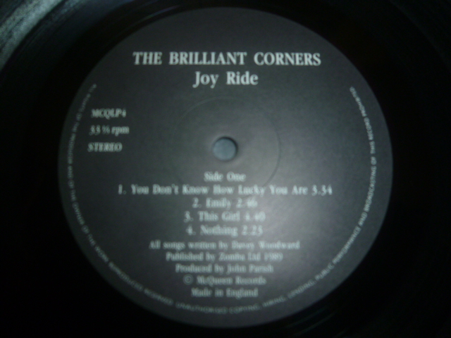 画像: BRILLIANT CORNERS/JOY RIDE