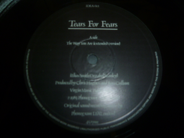 画像: TEARS FOR FEARS/THE WAY YOU ARE (12")