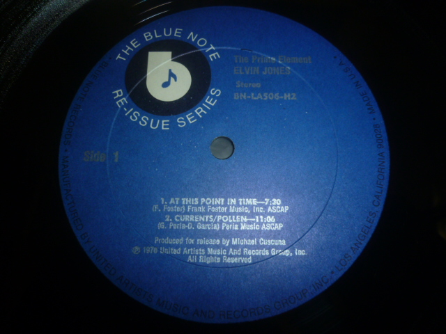 画像: ELVIN JONES/THE PRIME ELEMENT
