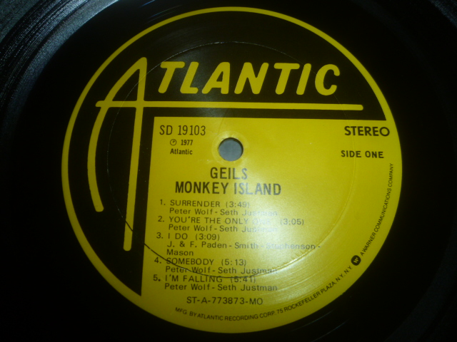 画像: GEILS/MONKEY ISLAND