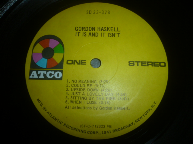 画像: GORDON HASKELL/IT IS AND IT ISN'T