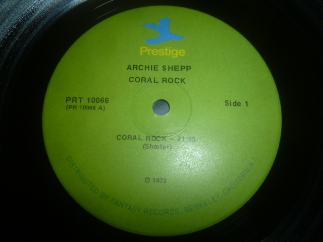 画像: ARCHIE SHEPP/CORAL ROCK