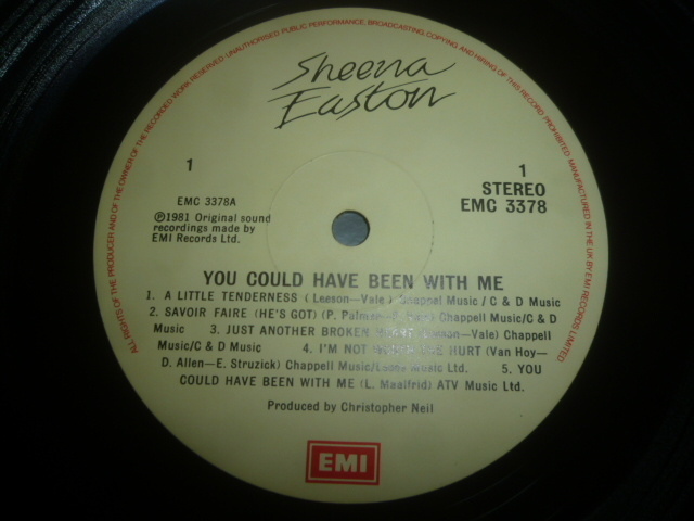 画像: SHEENA EASTON/YOU COULD HAVE BEEN WITH ME